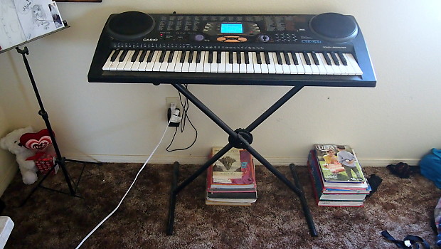 Casio CTK-541 Digital Keyboard W/ Power Supply and Stand