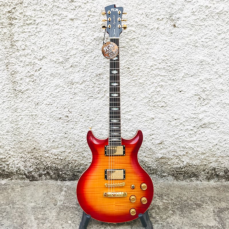 FGN Guitars Expert Rise ERS-FM-R / CSQ Cherry Sunburst Semi 