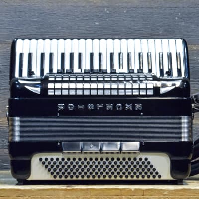 Excelsior Model 911 Professional 120-Bass 41-Key Black Piano