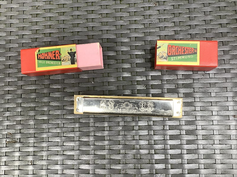 Hohner hohner orchester harmonica Vintage image 1