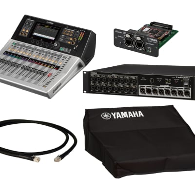 Yamaha TF1-STARTER-PACK-K TF1 Starter Pack Bundle with Dante Card, Stagebox, Cat6 Cable and Cover