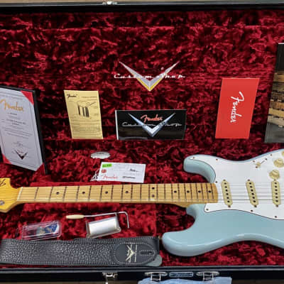 Fender Stratocaster, Limited Edition, Custom Shop, 1968, Journeyman Relic 2021 - Aged Sonic Blue image 1