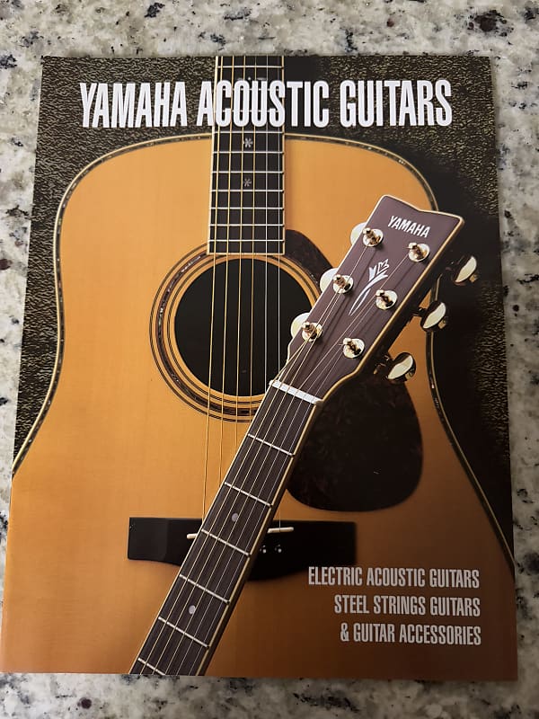 Yamaha Yamaha Acoustic Guitar Catalog 2001 FPS Compass CPX DW Reverb