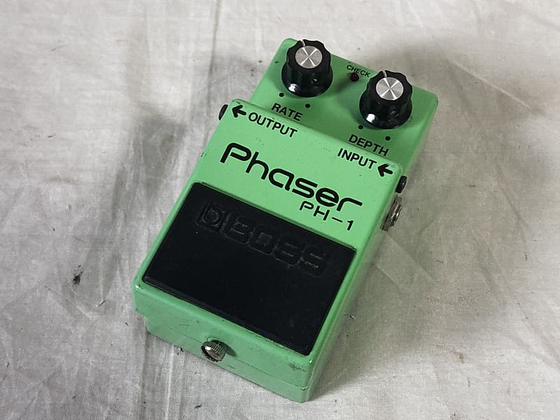 83年モデル★BOSS PH-1R★Phaser Boss PH-1R Phaser (Black Label) Japan 1981 - Green - Vintage