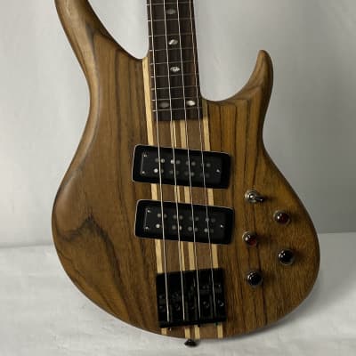 Gumby Custom "Gumby" Bass 4-String w/ Thru-Body Neck Natural Finish image 2