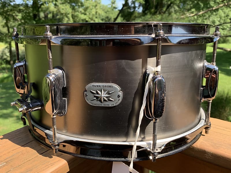 Tama Metalworks Black Nickel 13x6.5 Snare Drum w/ Case!