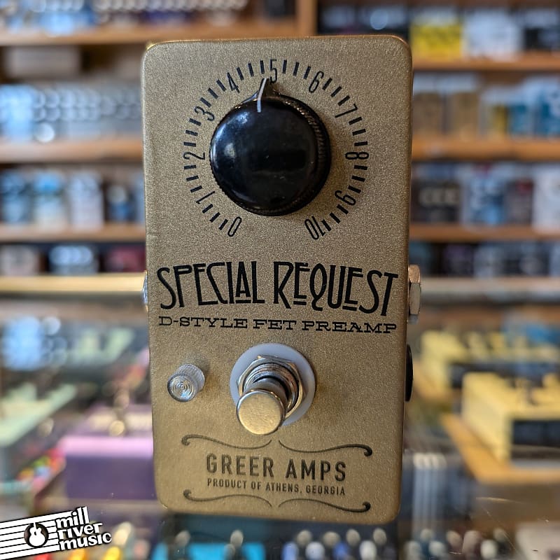 Greer Amps Special Request D-Style FET Preamp Pedal - Used
