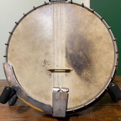 Vintage 1922 Vega Style N 4-String Tenor Banjo w/ OHSC image 4