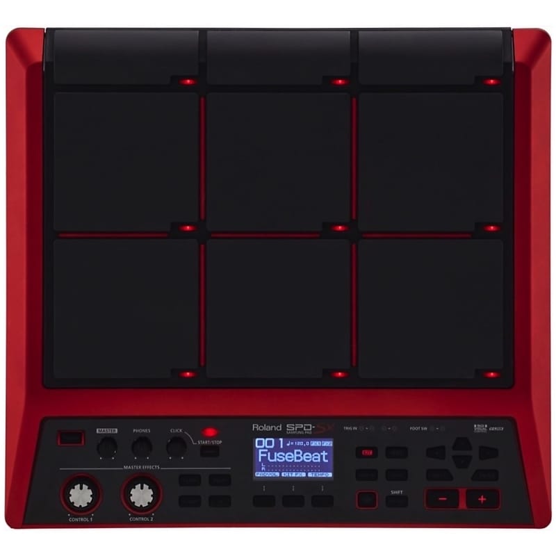 Roland SPD-SX Special Edition Red Sampling Drum Pad image 1