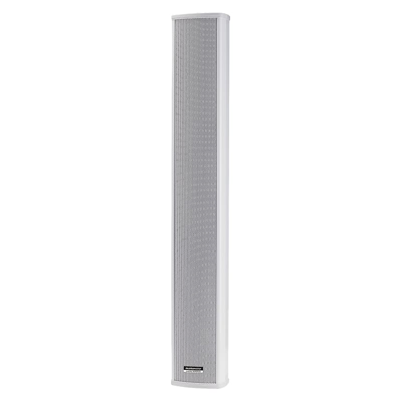 Audiophony CLS880 80 Watt, 100V Column Speaker (Single Unit, White) image 1