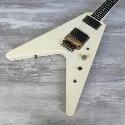 1980's Fernandes Japan BSV-80J Short Scale Flying V (Vintage White) |  Reverb Australia