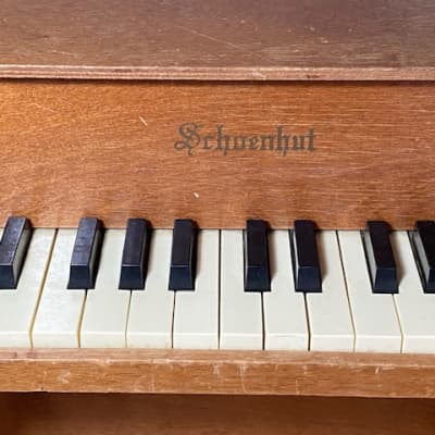 Schoenhut Antique Wooden 25-Key Upright Toy Piano, 20" High, Works Great! image 2