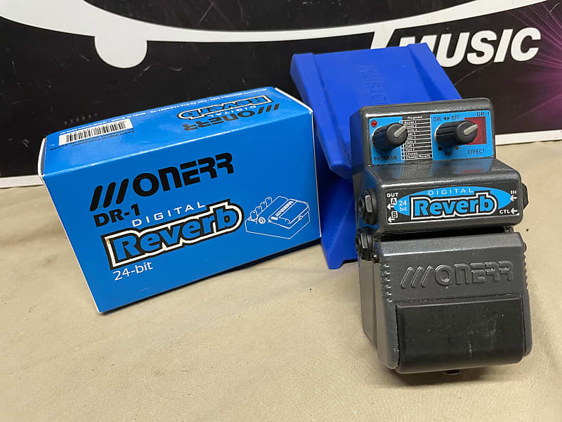 Onerr DR-1 24-Bit Digital Reverb Pedal with Box | Reverb