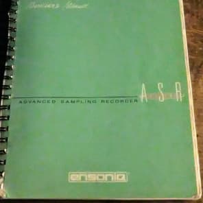 Ensoniq ASR-10 Owner's Manual Set - 4 Books & 6 Addendum. Factory Original Documents! image 1