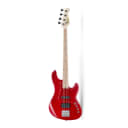 Cort GB74JHTR 4 String GB Series Bass, JH Pickups, Trans Red, New, Free Shipping