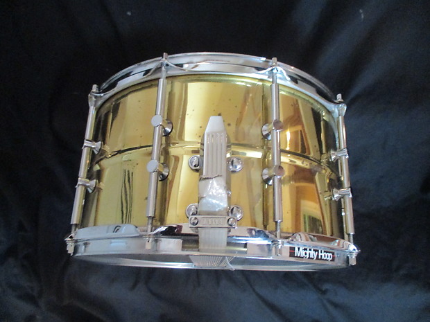 Tama Vintage Solid Brass 14 X 8 Snare Drum, 10 Lugs, Japan