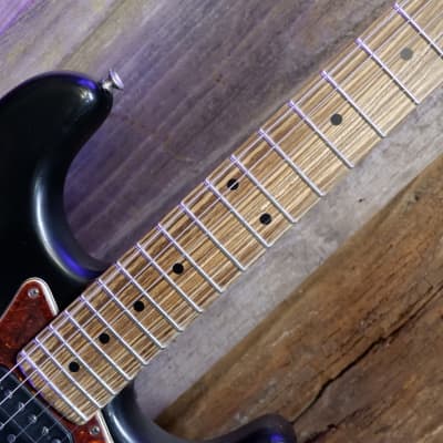 Keith Holland Custom S-ANS #1326 - Black Nitro with Red Tortoiseshell Pickguard image 17