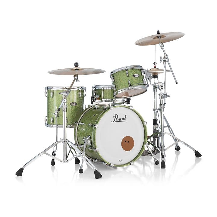 Pearl Masters Maple 3-PC Shell Pack in #198 Shimmer of Oz Custom Lacquer Finish with R2 Air 12mm Vertical Tom Mount 2023 - Authorized Pearl Dealer image 1