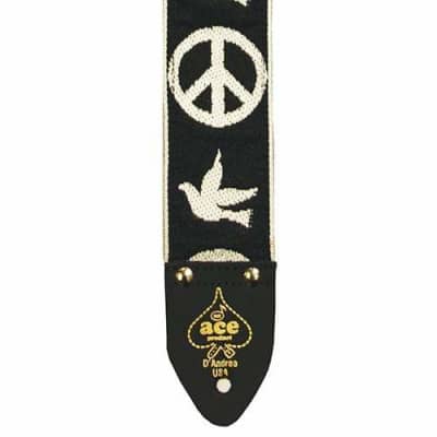 D'Andrea Ace Vintage Reissue Guitar Strap | Peace and Dove