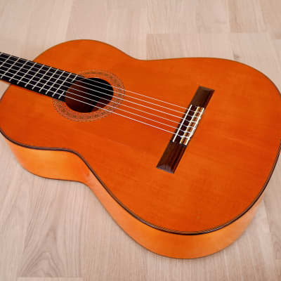 1976 Mitsuru Tamura 1500 Vintage Flamenco Nylon String Acoustic Guitar w/ Case image 10