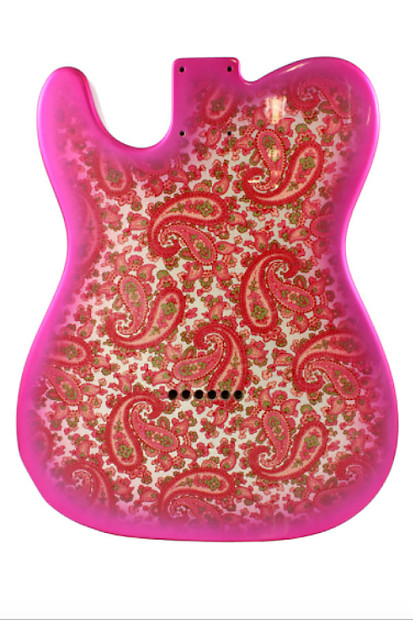 Paisley guitar deals body