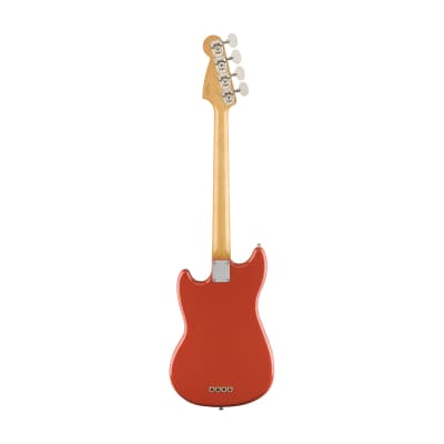 Fender Vintera 60s Mustang Bass Guitar, Pau Ferro FB, Fiesta Red image 2