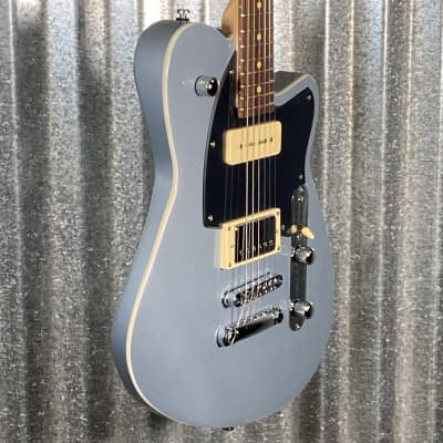 Reverend Double Agent OG Metallic Silver Freeze Guitar #65524 image 5