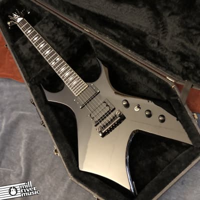 B.C. Rich Deluxe Series Warlock Electric Guitar Black w