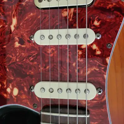 Fender American Deluxe Fat Stratocaster HSS 2000 Sunburst image 2