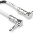 HOSA CPE-118 Right-Angle Electric/Acoustic Guitar 1/4" Pedal Patch Cable  - 18"