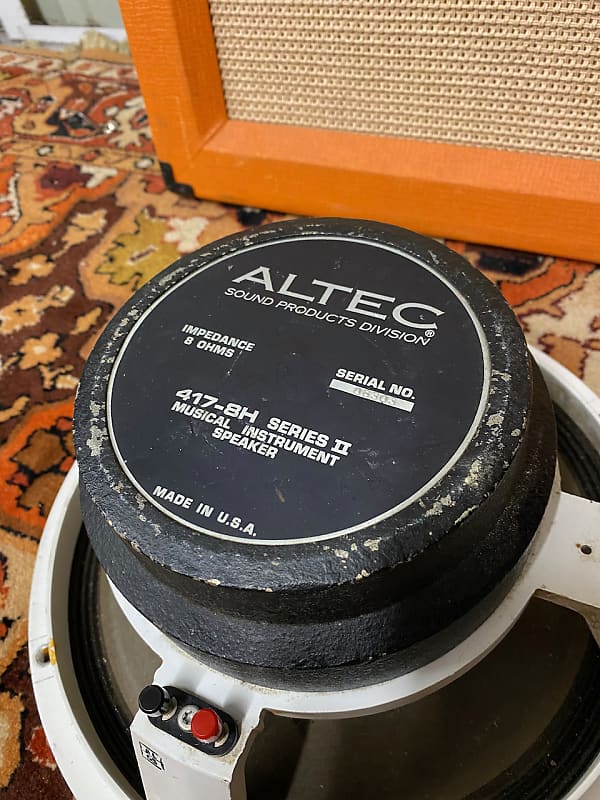 Pair 2x Vintage Altec Lansing 417-8H Series II 8ohms USA 12