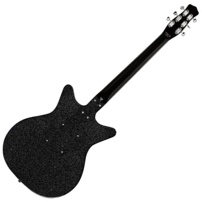 Danelectro Blackout '59M NOS+ Electric Guitar ~ Black Metalflake image 2