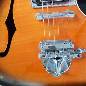 Baldwin  Vibraslim Semi-Hollow Body Electric Guitar 1966 RARE Burns Company image 9