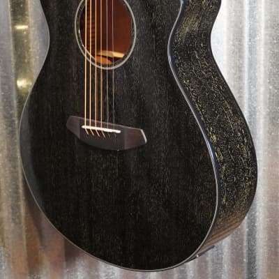 Breedlove Rainforest S Concert Black Gold CE Mahogany Acoustic Electric Guitar #2035 image 6