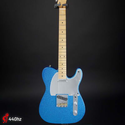 Fender J Mascis Signature Telecaster Maple Bottle Rocket Blue Flake w/Bag image 4