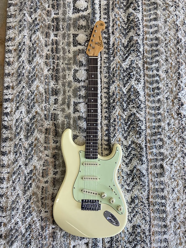 SX VTG SSS Strat 2022 Olympic White | Reverb