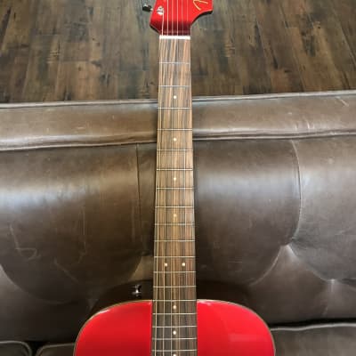 Fender Malibu Classic Hot Rod Red image 2