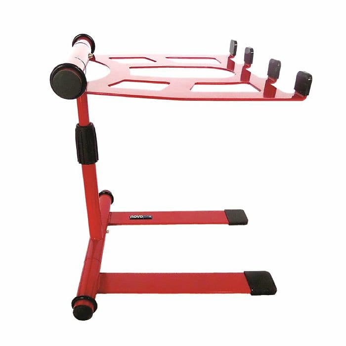 NovoPro LS22M Folding Laptop/Tablet/DJ Equipment Stand With Reverb