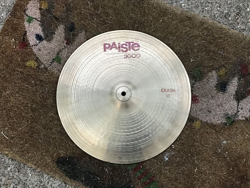 Vintage Paiste  3000 Series Crash Cymbal 16” image 1