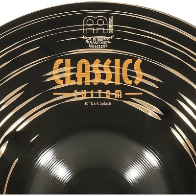 Meinl Classics Custom CC10DAS 10" Dark Splash Cymbal (w/ Video Demo) image 6