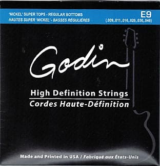Godin E9 Electric Guitar Strings image 1