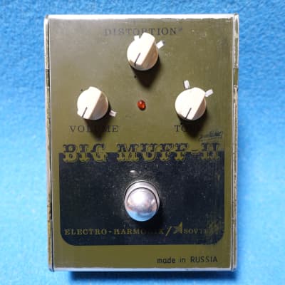 【Rare!】 Electro-Harmonix Big Muff V7 Pi Civil War Army Green w/Box image 1