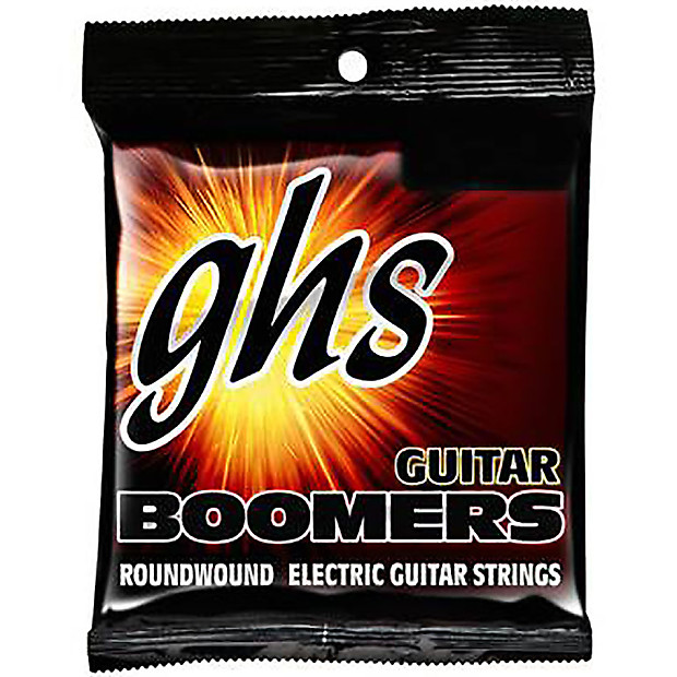 GHS GB101/2 Boomers Roundwound Electric Guitar Strings - Light (10.5-48) image 1