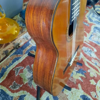 "War and Peace" Yairi 5036 / CY130 Conquistador Classical Guitar Hand-Signed and Dated by K Yairi 1970 image 7