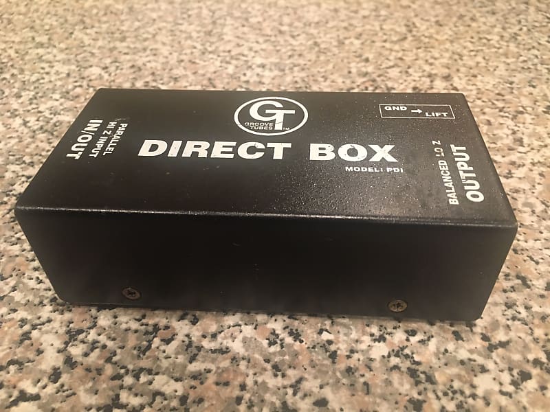 GT Groove Tubes Direct Box Model PDI Black Reverb