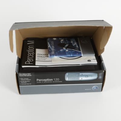 AKG Perception 120 Medium Diaphragm Cardioid Condenser Microphone 2000s - Light Blue - MINT! image 6