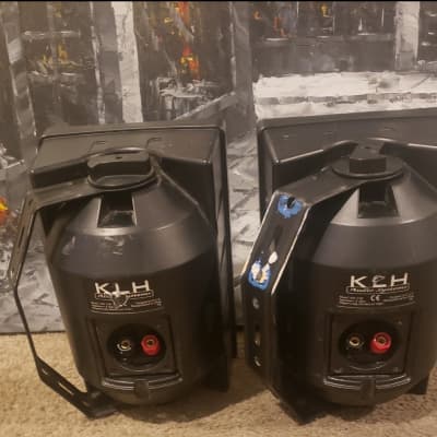 KLH KLH AUDIO HD53B Shielded Stereo Indoor and Outdoor Speaker - Black 90s image 3
