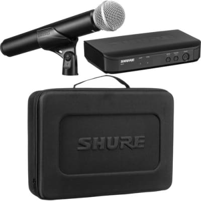 Shure BLX24/SM58 Wireless Handheld Mic System w/ SM58 Capsule (J10: 584 to 608 MHz) image 2