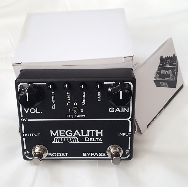 MI Audio - Megalith Delta V2 with internal gain trim pot - High Gain  Distortion guitar effect pedal