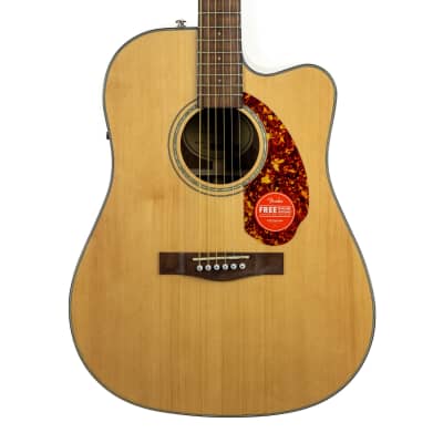 Fender CD140SCE Dread Acoustic Electric Walnut Neck All Mahogany (0122